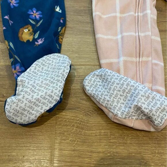 Onesie - Soft, Warm & Cozy for Baby - Toddler Carters Fleece bodysuit lot - Picture 5 of 9